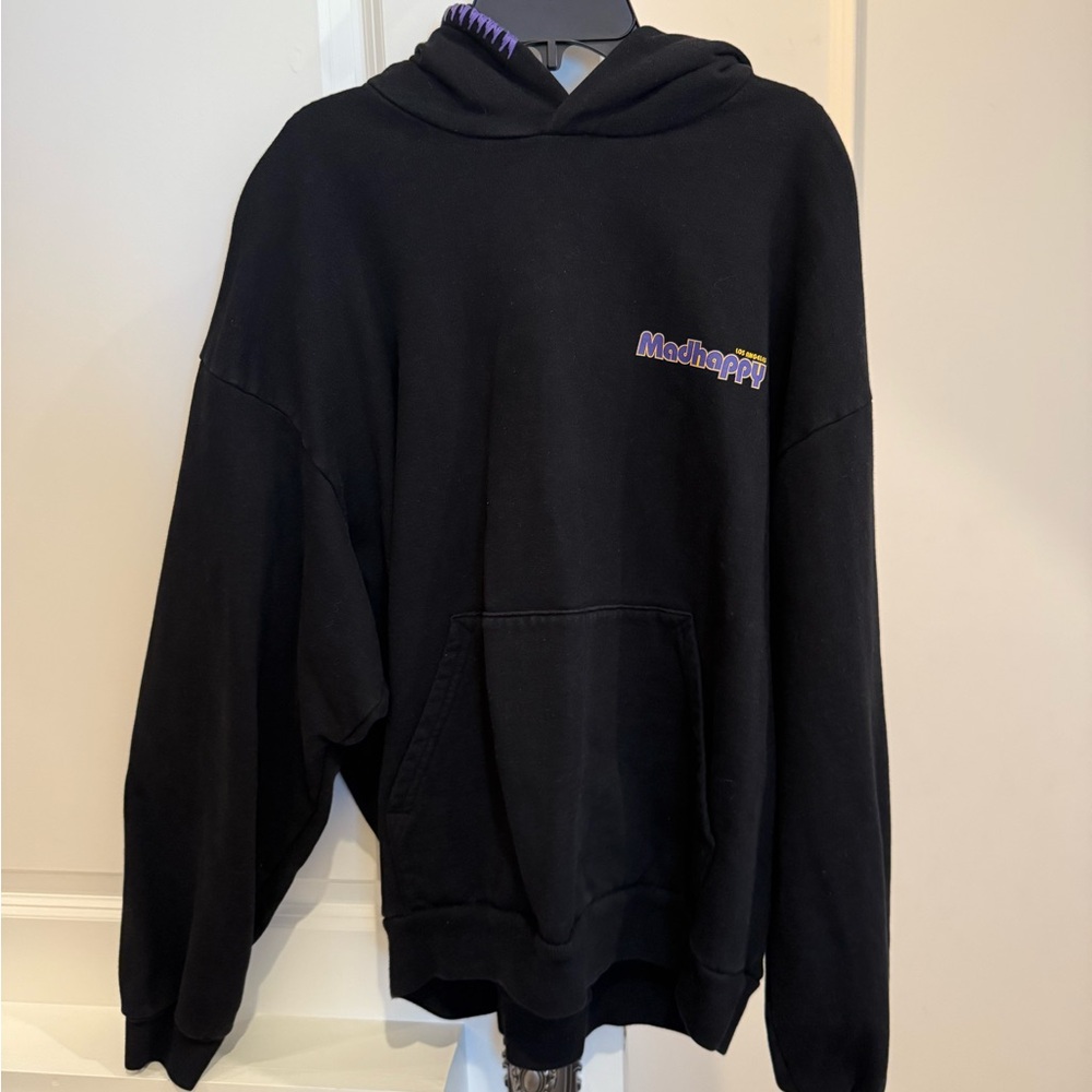Madhappy Black and Purple Lakers Hoodie